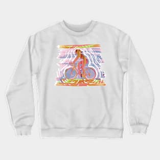 Vintage Bike Pedals Gift for Women Crewneck Sweatshirt